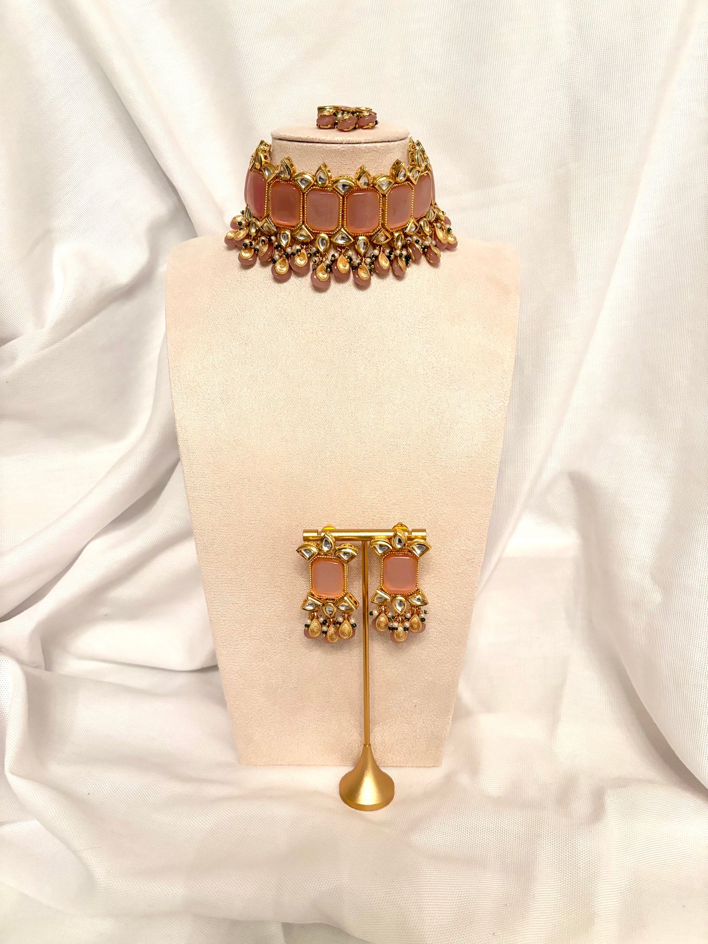 Pink Kundan Set | Kundan Collection