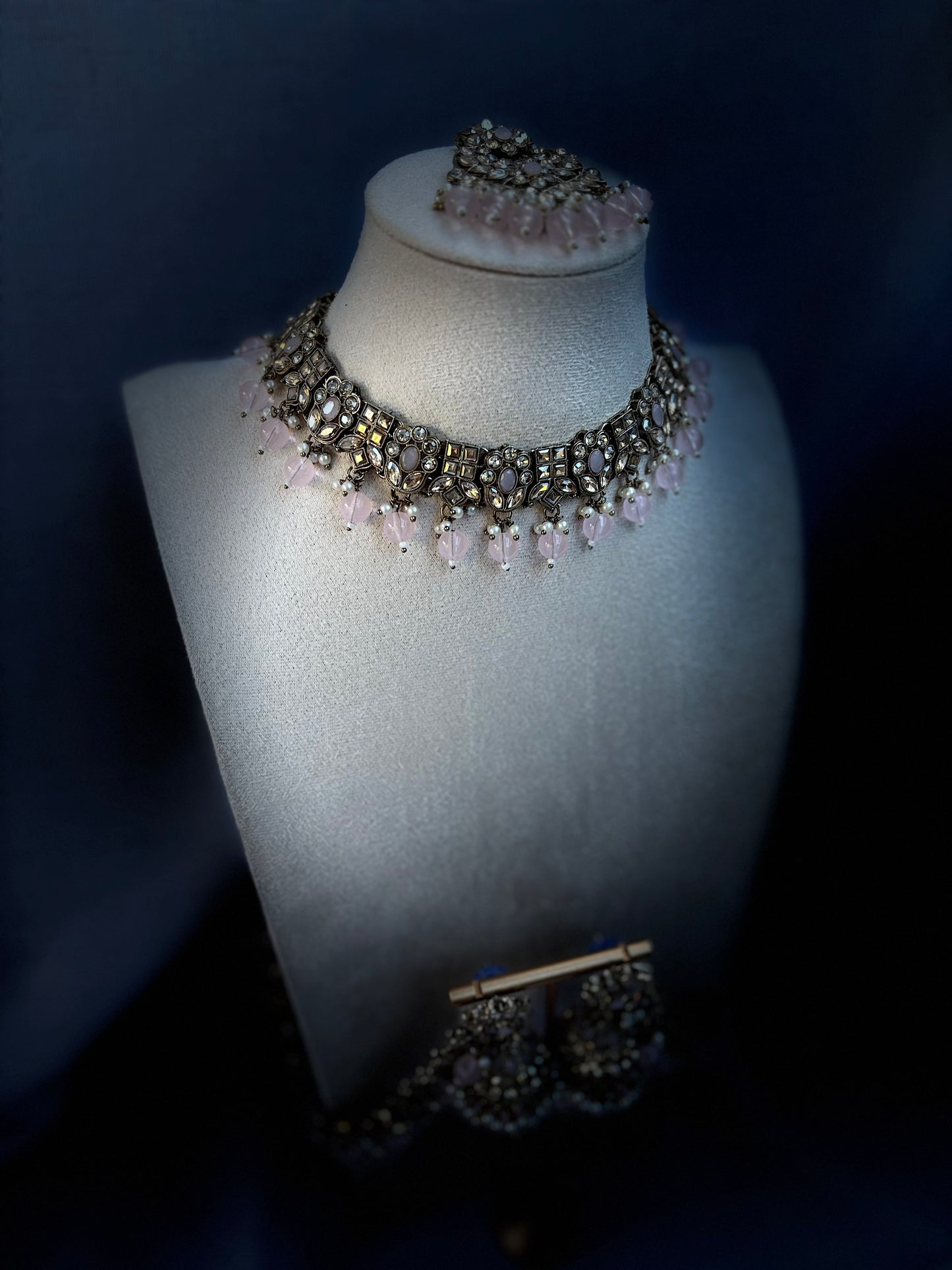 Light Pink Kundan Set | Kundan Collection