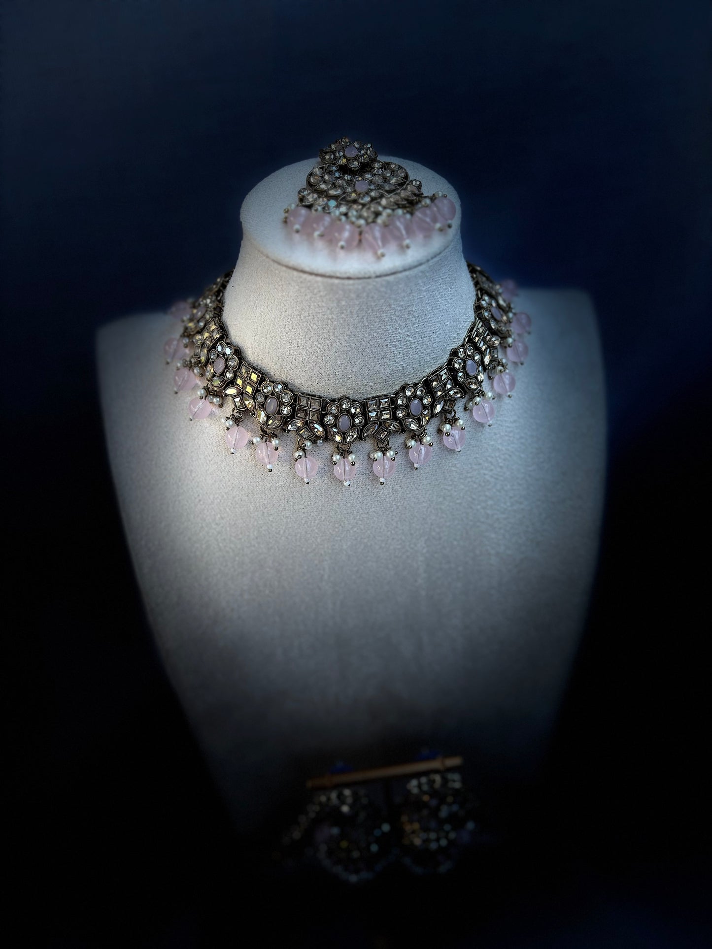 Light Pink Kundan Set | Kundan Collection