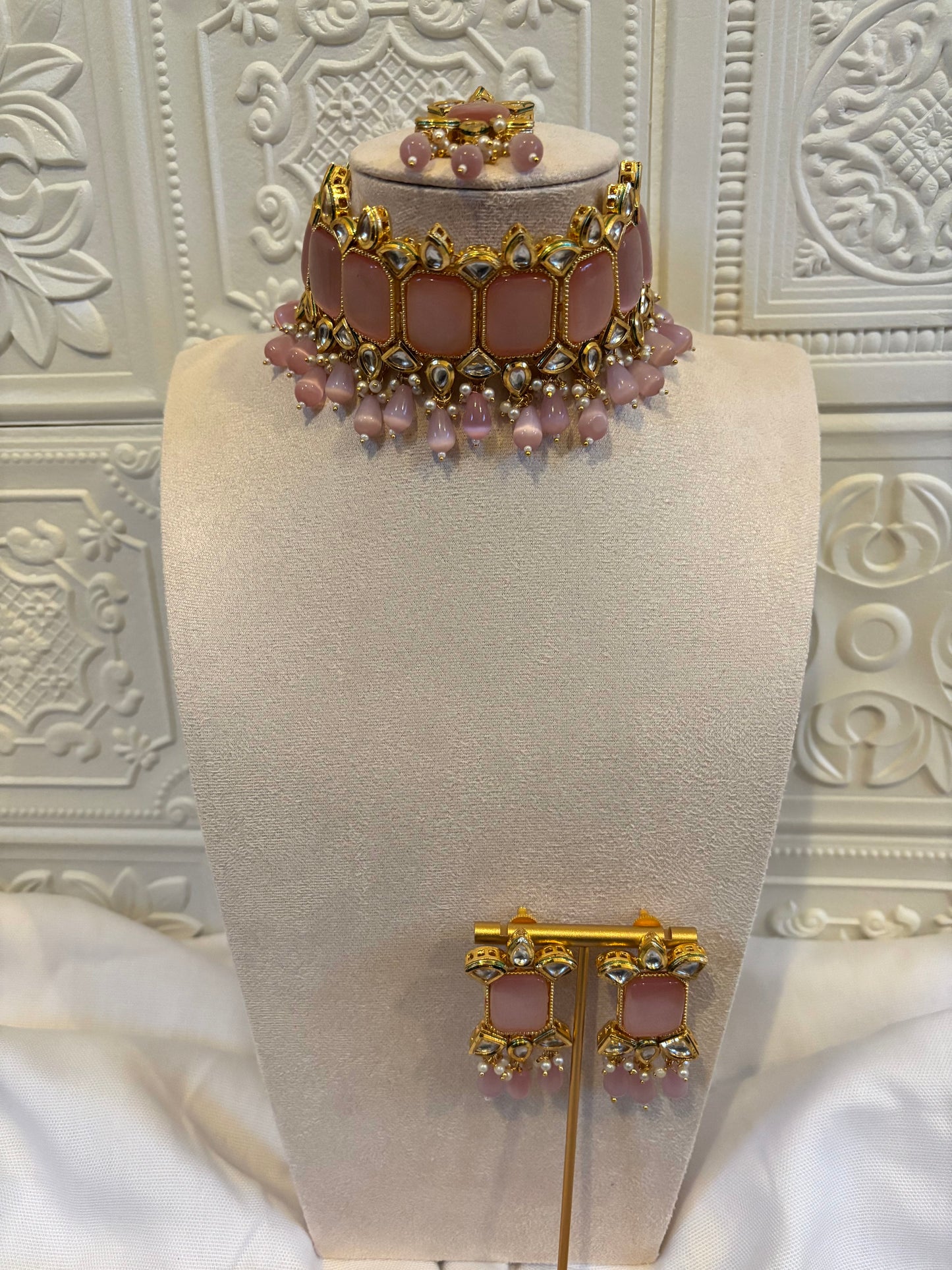Pink Kundan Set | Kundan Collection