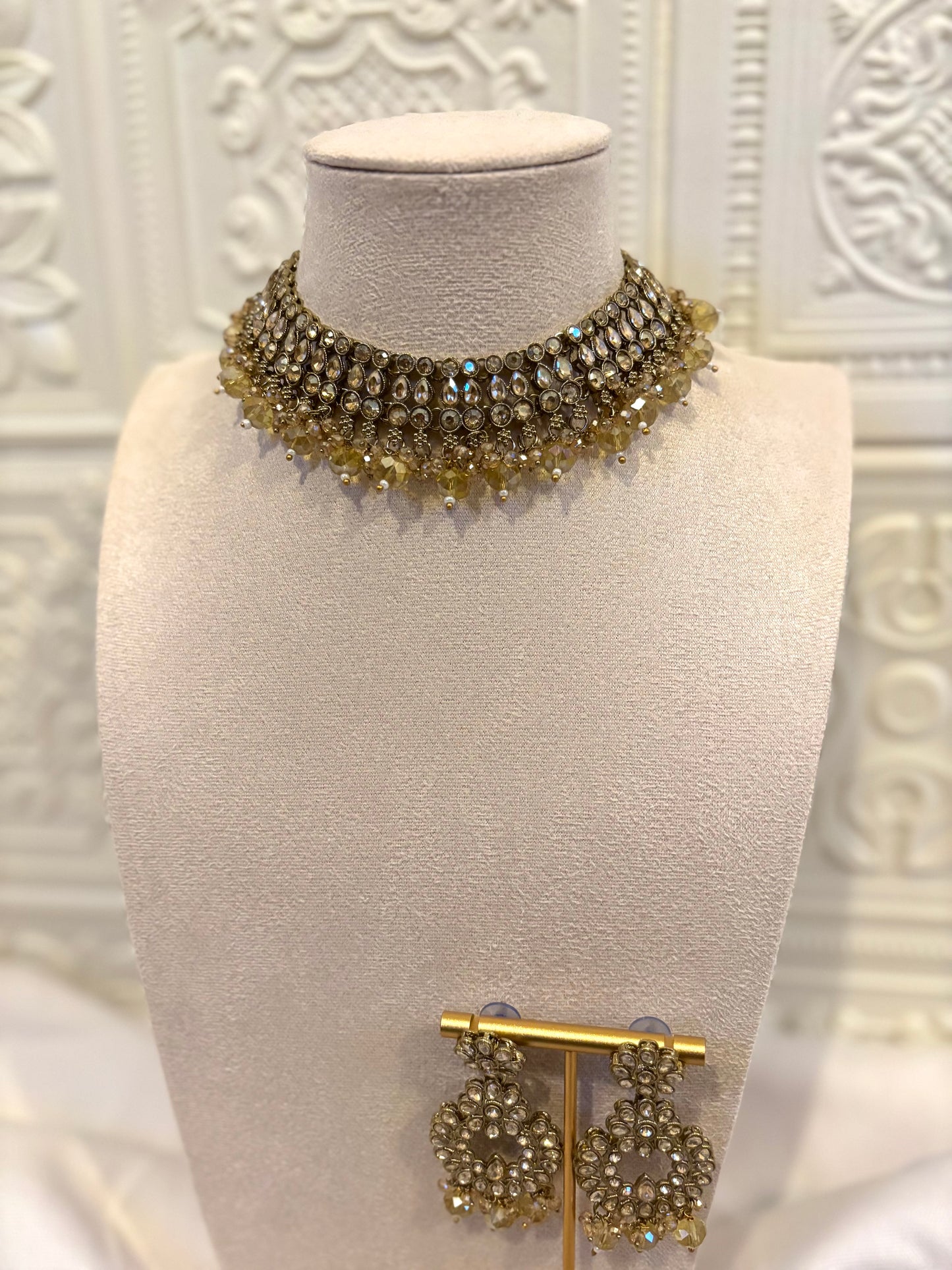 Bronze Kundan Set | Kundan Collection