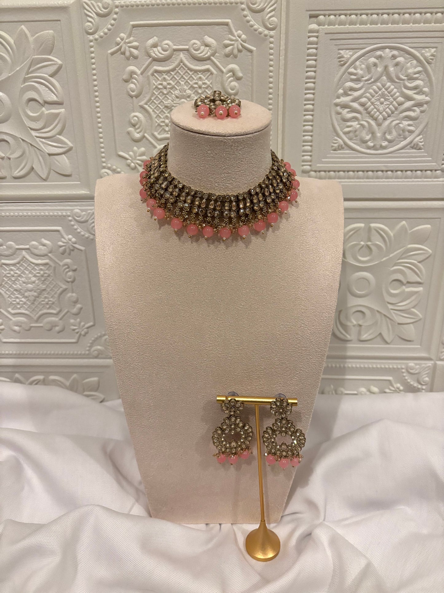 Pink Kundan Set | Kundan Collection