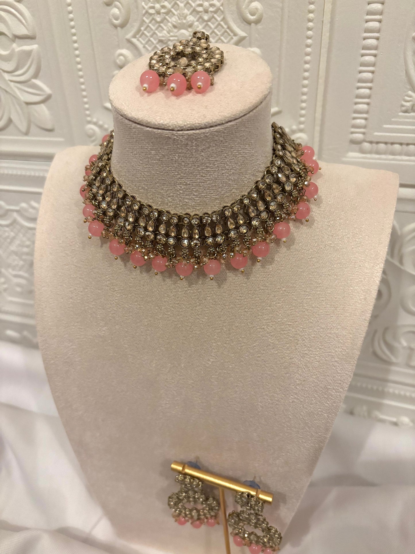 Pink Kundan Set | Kundan Collection