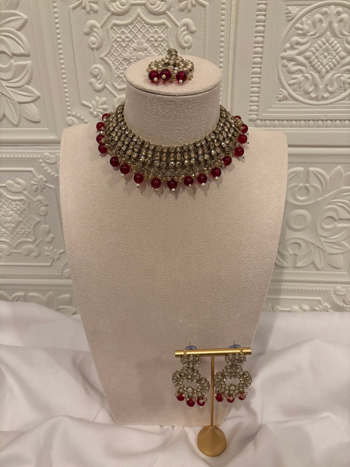 Red Kundan Set | Kundan Collection