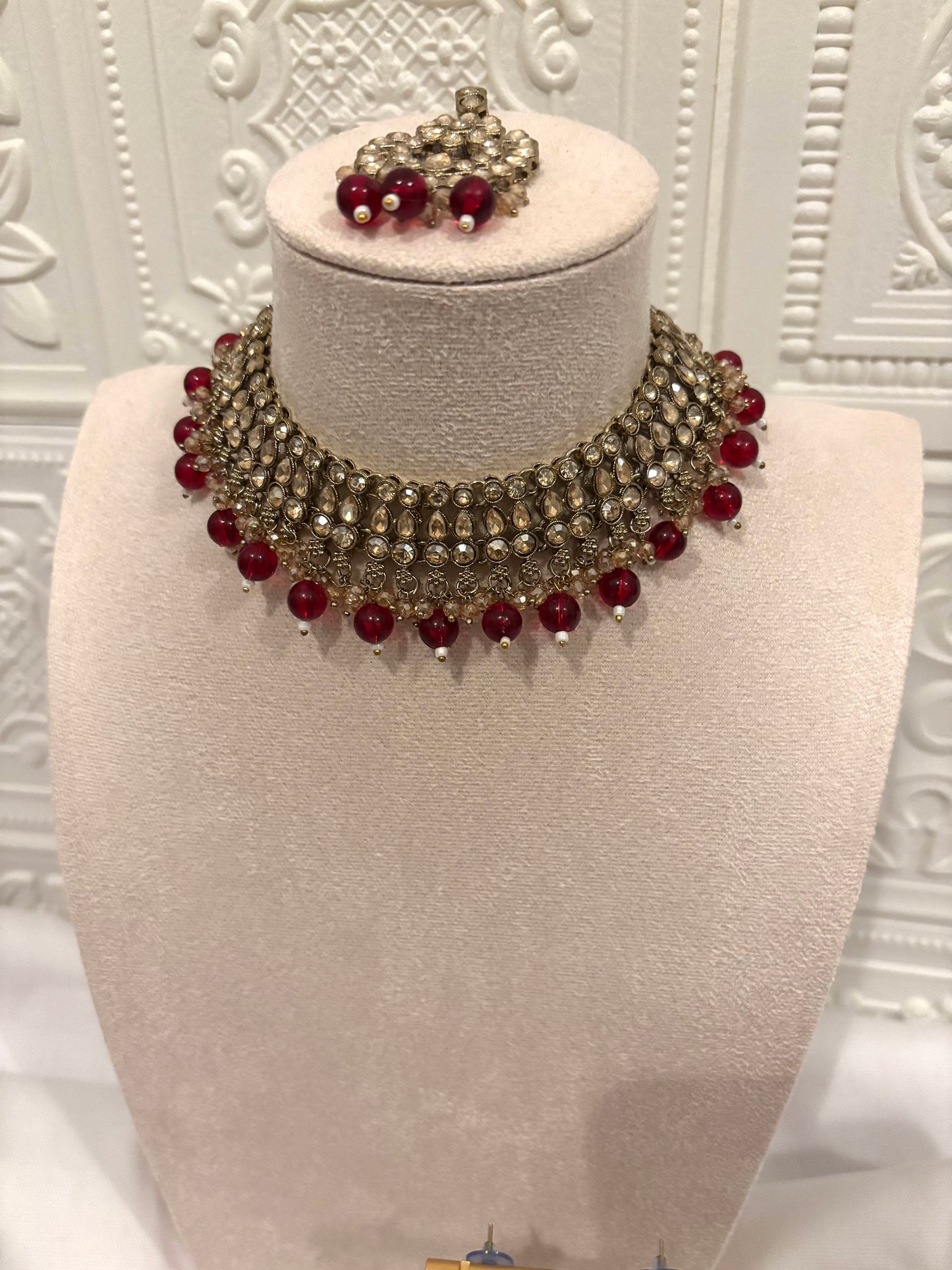 Red Kundan Set | Kundan Collection