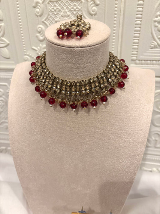 Red Kundan Set | Kundan Collection