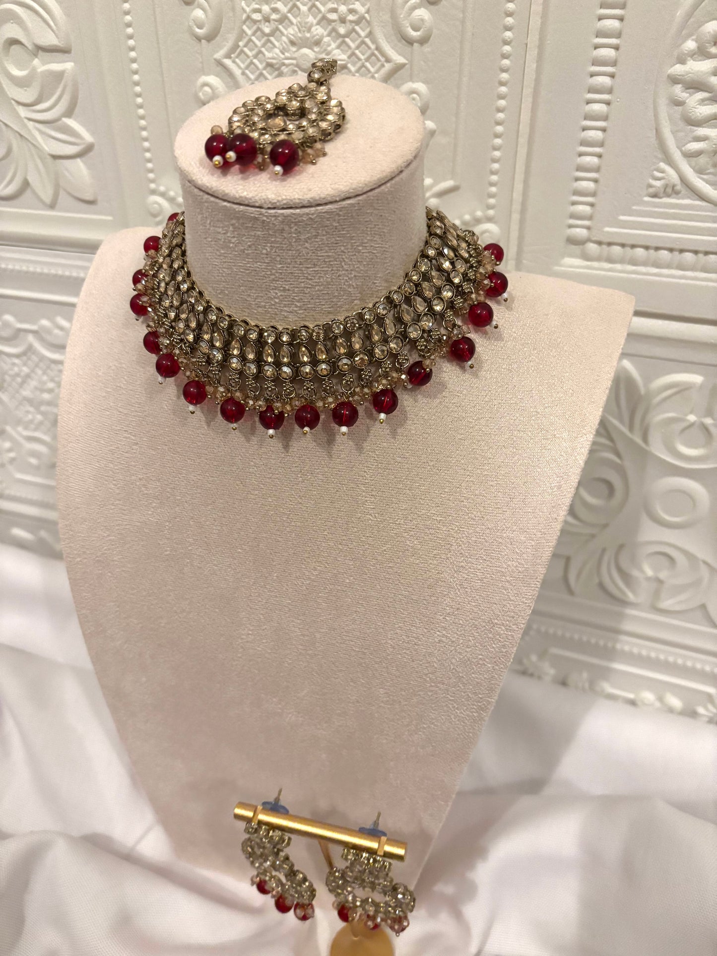 Red Kundan Set | Kundan Collection