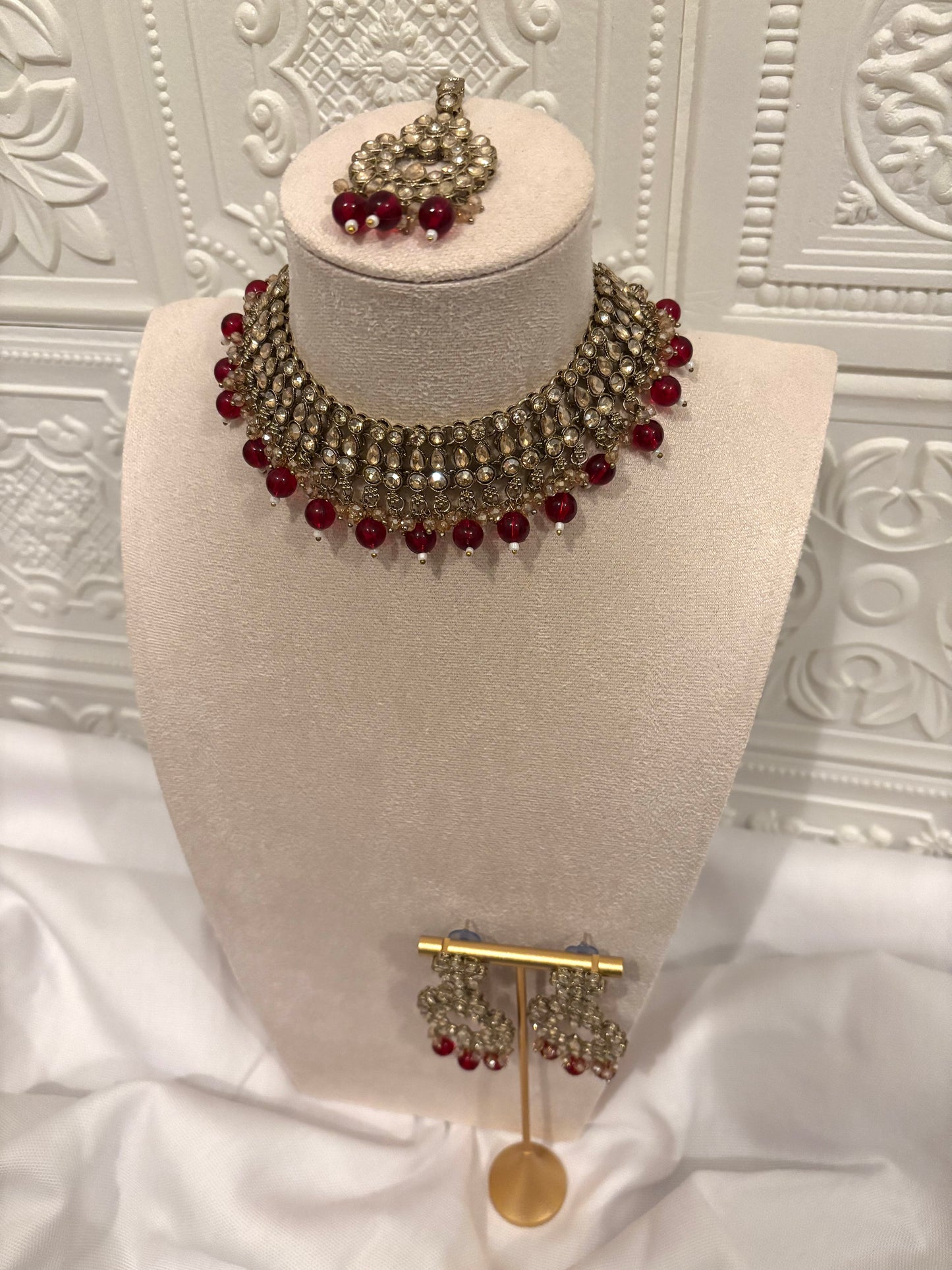 Red Kundan Set | Kundan Collection