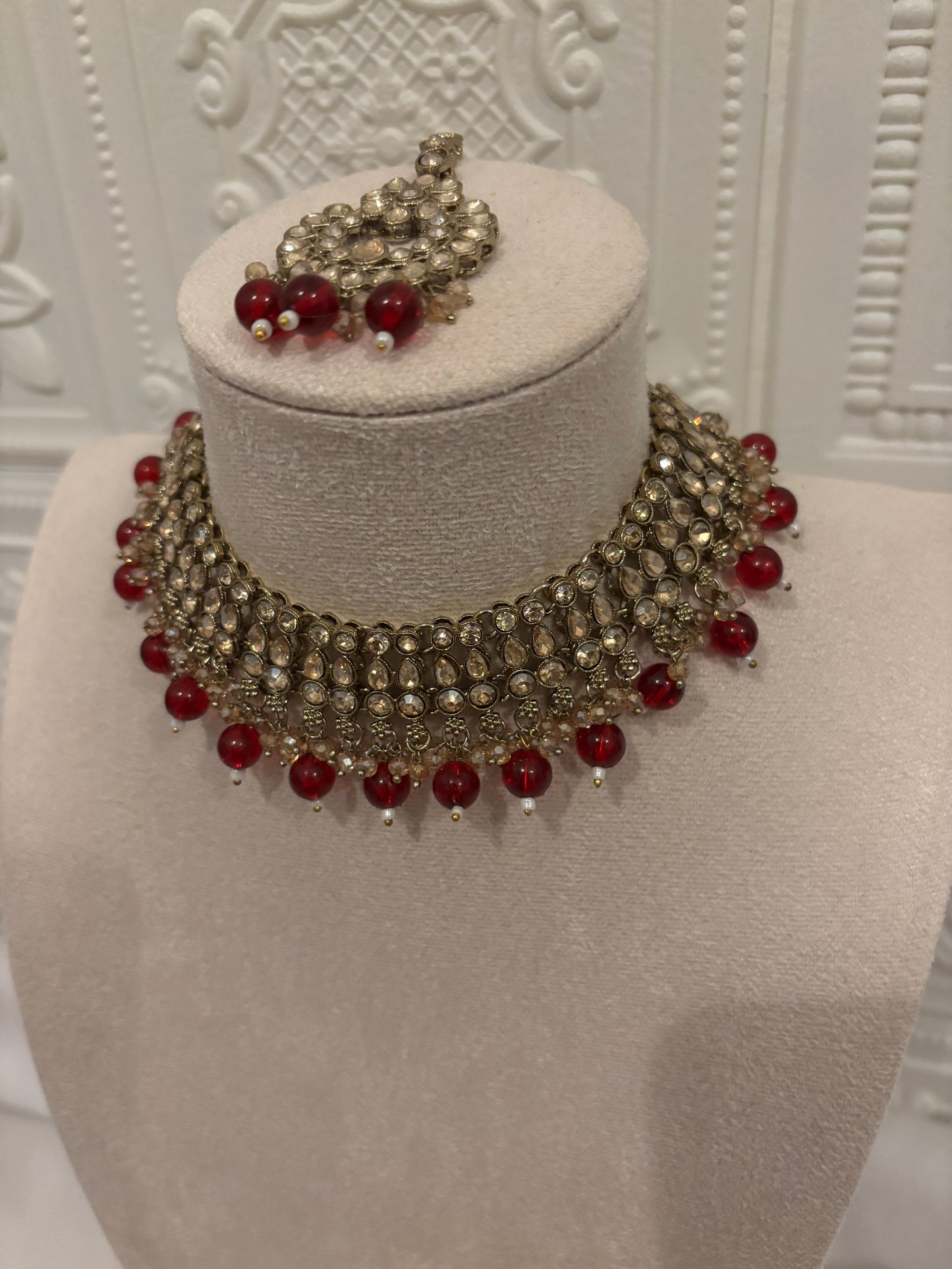 Red Kundan Set | Kundan Collection