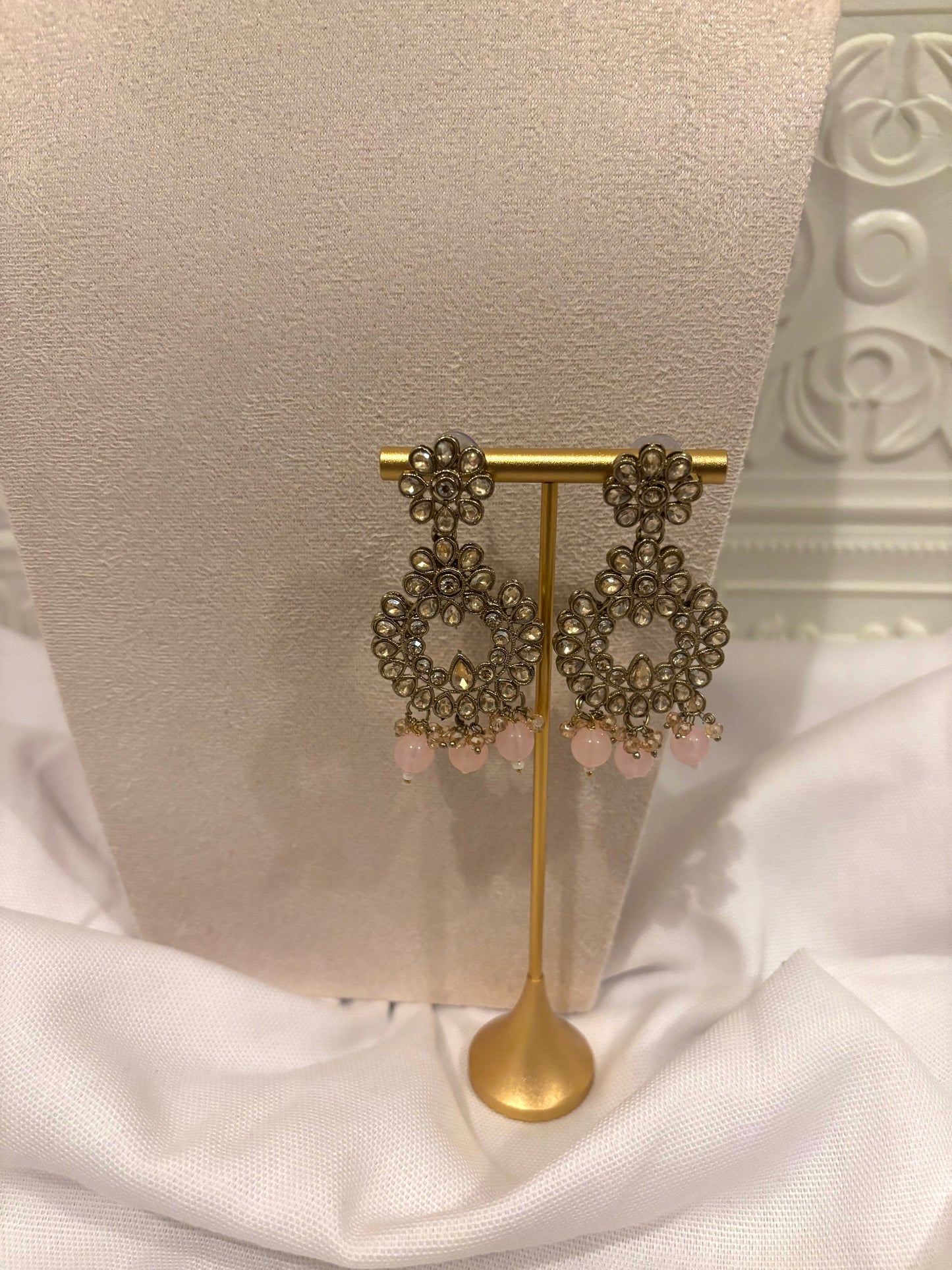 Light Pink Kundan Set | Kundan Collection