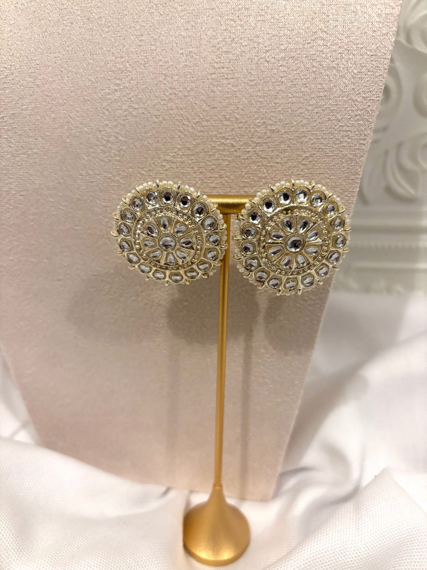 Silver and Mint Kundan Set | Kundan Collection