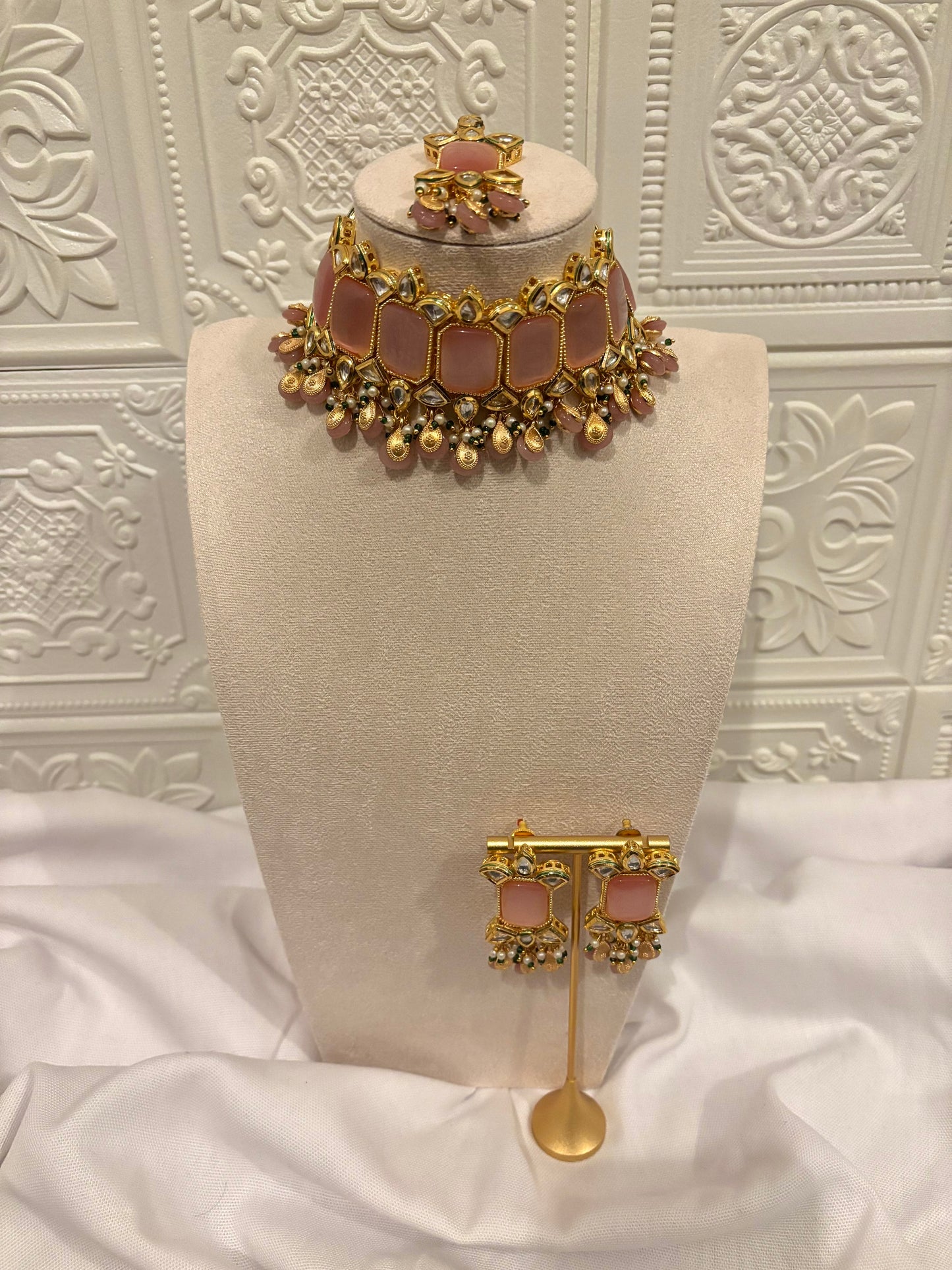 Pink Kundan Set | Kundan Collection