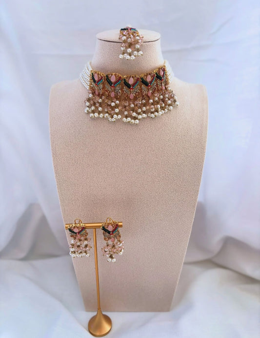 Multi Pearl Choker Set | Pearl Collection