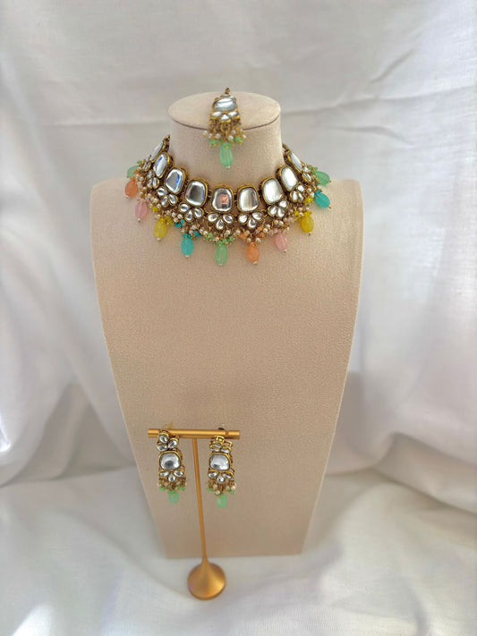 Pastel Kundan Set | Kundan Collection